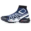 Nowy Snowcross CS Trail zimowe śniegowe męskie buty czarne Volt niebieskie czerwone skarpety Chaussures męskie buty sportowe 40-46