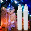 Fjärr LED -ljus Flame Candles Battery Operated Multicolor Lamp Simulation Color Te Light Home Wedding Birthday Decoration LJ20215F