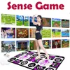 Dubbel användardansmattor för TV PC -dator nonslip Dance Step Pads Sense Game English Flash Light Guide Double Mat LR4 20125181144