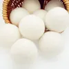 Wool Dryer Balls Premium Reusable Natural Fabric Softener 2.76inch Static Reduces Helps Dry Clothes in Laundry Quicker sea ship DWD2591