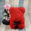 25 40 cm Mousse Rose Ours Multicolore Rose Petite Amie Saint Valentin Ours En Peluche Cadeau Fête D'anniversaire Décoration Fleurs Artificielles 1264K2163209