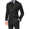 Nouvelle Arrivée Messieurs Hommes Costumes Double Boutonnage De Mariage Tuxedos Marié Tenue De Cérémonie Costume Slim Fit Homme Banquet De Bal Parti Blazer Danse 2 Pièces Pour Les Affaires