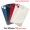 50 stks EU US Versie Big Hole Back Glass Achterbehuizing voor iPhone 13 13 PRO 11 12 PRO Max met logo batterij