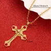 Big Size Cross Ketting Inri Crucifix Jesus Stuk Hanger Heren Ketting Katholieke Sieraden Kerstcadeaus