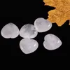 Doğal Kristal Taş Parti Favor Kalp Şeklinde Gemstone Süsler Yoga Şifa El Sanatları Dekorasyon 20mm Pro232
