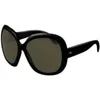 Gafas de sol de gran tamaño de moda Gafas de sol de mujer vintage para mujer Marco negro Gafas de sol Lady Eyewear 98v con estuche de alta calidad