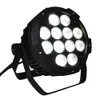 4 Pack 12x18W RGBWA UV LED LED DJ PAR LIGHT IP65 DMX Водонепроницаемый PAR 64 Стальный освещение ЖК -дисплея Casting Aluminum252b