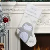أحدث 52CM الحجم، عيد الميلاد تخزين زينة عيد الميلاد هدية كيس الحلوى، ثلج البطريق أسلوب الأيائل، وحرية الملاحة