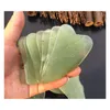 Massagem 300pcs Jade natural gua sha cutelo cuidados faciais tratamento massagem Jade Raspagem Spa Spapador de salão de salão Beau sqcgqn bdenEnet