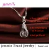 Top Quality 925 Sterling Silver Wedding Party Jewelry Sets Multiple Color Crystals Pendant Necklace Earrings3335943