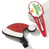 Christmas Decorations 2021 Series Hat Bb Clip Hairpin Female INS Net Red Hair Accessories