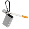 미니 휴대용 재떨이 담배 Keychain 야외 사용 주머니 흡연 재 흡연 애쉬 트레이 뚜껑 열쇠 고리 T200307