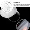 48 72 96pcs Acrylic Transparent Circle Discs Set Key Chains Clear Round Acrylic Keychain Blanks Keychain for DIY Transparent1285A