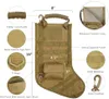 Molle natale calze calze tattico tacticalbag dump drop drop tagliente busta sacchetto di stoccaggio militare combattimento da combattimento da caccia pacchetto magazzino