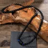 Stones de obsidianas naturais Transporte Luck Badyed Wrap Bracelets Amante Jóias românticas Y200730