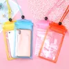 Nachtleuchtende wasserdichte Tasche Hüllen PVC Schutzhülle Handytasche Hülle Tauchen Schwimmen Sport für iPhone 12 Mini 11 Pro Max X XS XR