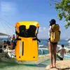 Sac à dos de natation en PVC 30L Plongée en plein air Stockage pliable Sac étanche entièrement scellé Sac sec pour homme femme Rafting Kayak Q0705
