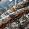 Eam Denim Plaid Tweed Big Size Cotton-Padded Cabinet Long Sleeve Fit Women Parkas Fashion Automne Hiver 1z822 201126
