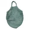 reusable fishnet حقائب التسوق الفاكهة سلسلة البقالة المتسوق حمل شبكة صافي منسوجة القطن مقبض حقيبة الكتف سوق الأزياء