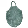 Fashion Color String Shopping Fruit Vegetables Grocery Bag Shopper Tote Mesh Net Woven Cotton Shoulder Bag Hand Totes Home Storage Bag