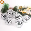 1Pack 3060mm Christmas Ball Xmas Tree Hanging Ornaments Mirror Glass Disco Pendants Bauble Home Party Decoration Y201020