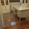 Wohnzimmerdekoration Holzbodenschutzmatte Badezimmer Küche Wasserdichter rutschfester Teppich Kunststoff PVC Transparente Tür 220301