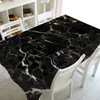 Toalhas de mármore de ouro preto moderno impermeável textura abstrata tampa de pano de mesa de textura para refeições quadrados1