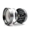 Metal Grinder 4 Layer Zinc Alloy Tobacco Crusher with Clear Circle Window 63mm Herb Hand Muller Smoking Tools