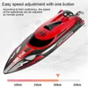 RC Racing Boat Ny radio Fjärrkontroll Dual Motor Speed ​​Boat High-Speed ​​Strong Power System Fluid Typ Design Outdoor RC Båt