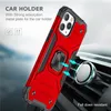 Kemeng Shockproof Armor Phone Back Cases for Apple iPhone 11 12 Pro Max XS X XR 7 8 Plus Support Magnetic Suction Car Holder Stents Drop Protection Cover