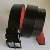 Hot Men's Belts Nowy słynny pasek Cowskin Pas gładka klamra igła Kobiety Najwyższe wysokiej jakości designerskie pasy dla mężczyzn