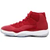 NEW 11 Low White Bred 11s Basketball Shoes Night Night Maroon Pantone Think 16 White Snake Gold Gold Men Women Sneakers292a