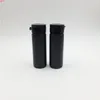 48PCS 60ml 60g Black HDPE pull ring cap bottle Empty Pharmaceutical Plastic Pill Bottles Xylitol Medicine Containersgood qualtity