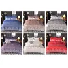 Floral Lace Printed Luxury Bedding Set Nordic King Size Duvet Cover Sets Single Double Queen Quilt Covers Bed Linens Bedclothes LJ201127