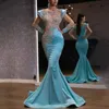 Plus size zeemeermin kant tule avond prom jurken lieverd vloer lengte arabisch roemenië avondjurken pure sexy hot party jurken 2021dwj0308