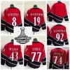 2023 Stadium Series 8 Alex Ovechkin Hockeytröjor Black Reverse Retro 77 TJ Oshie 92 Evgeny Kuznetsov Nicklas Backström 43 Tom Wilson John Carlson Champions Jersey