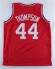 Maillot de basket-ball ACC personnalisé # 44 David Thompson NC State Wolfpack NCAA College Retro Classic Maillots S-5XL Blanc Rouge