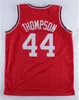 Custom Acc Basketball Jersey # 44 David Thompson NC State WolfPack NCAA College Retro Classic Tröjor S-5XL Vit Röd