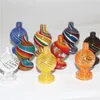 Bar Kolor Bubble UV Carbs Cap Ball Glass Caps Quartz Banger Paznokcie Do Krawędzi Krawlon Cyklon Spinning Carb Bongs Rura Dab Rig