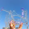 Verre Percolateur Bangs D'eau Narguilés Fumer Des Conduites D'eau Épais Recycleur Plates-Formes D'huile Heady Dab Rig Avec Joint De 14mm