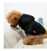 Mode Hond Kleding Huisdier Puppy Hoodie Ouder-Kind Outfit Franse Bulldog Pug Teddy Jas Jas voor Honden Kat Houd Warm XQC05 T200710