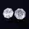 Transgems 6.00 MM Octagon Cut White F Color Loose Moissanite For Making Jewelry Floating Pendant Excellent Brilliance 1piece Y200620