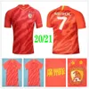 2020 New Guangzhou Evergrande Football Maillots PAULINHO A.TALISCA ZHENG ZH. GOULART ALAN 20 21 personnalisée Elkeson de Oliveira Cardoso Accueil Red Hengda Football Shirt