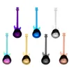 Upspirit Stainless Steel Serving Stirring Coffee Spoon Music Theme Coffee Accessories Ice Cream Dessert Flatware Kitchen