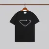 T-shirts pour hommes Designer Luxury T-shirt Hommes Femmes T-shirts Court Summer Mode Casual Lettre T-shirts Loose Top T-shirts Couple Design Solid Color Tee Tops Q6WA