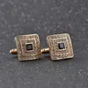 Terno Diamond Cuff Links Gold Formal Shirts Suits Butter Cufflinks Button Men Fashion Jewelry Will and Sandy