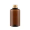 50 ml 100 ml brun vert bouteille en plastique avec bouchon à vis en aluminium kits de voyage contenant cosmétique portable lotion pour animaux de compagnie paquet creamgood