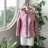 Kvinnor Vinter Vadderade Jackor Varm Bomull Velvet Grå Rosa Faux Fur Hood Fashion Ytterkläder Kvinna Hooded Parka Coat Plus Storlek 4XL 201029