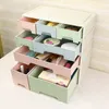 Combinable DIY Tiroir Bureau Organisateur Table Boîte De Rangement Cosmétique Maquillage Conteneur Cabinet Divers Bureau Papeterie Bijoux Cas Y200628