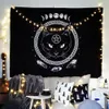 Cat Witchcraft Tapestry Wall Hanging Tapestries Mysterious spådom Baphomet Occult Home Wall Black Cool Decor Cat Cove3201399